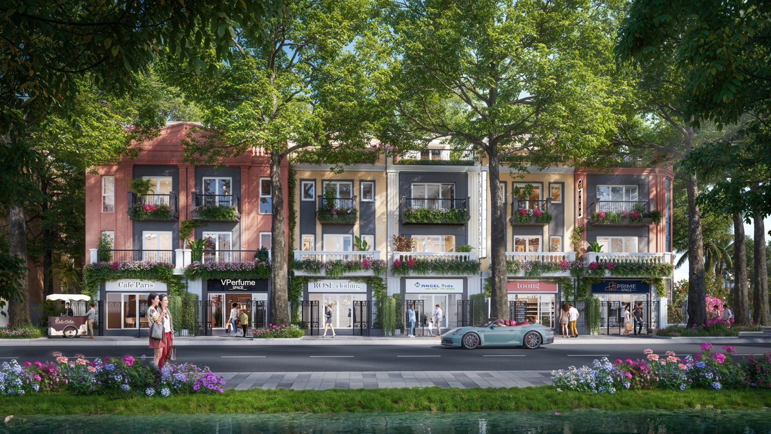 Dãy liền kề kiến trúc Pháp tân cổ điển tại Eurowindow Light City Thanh Hóa